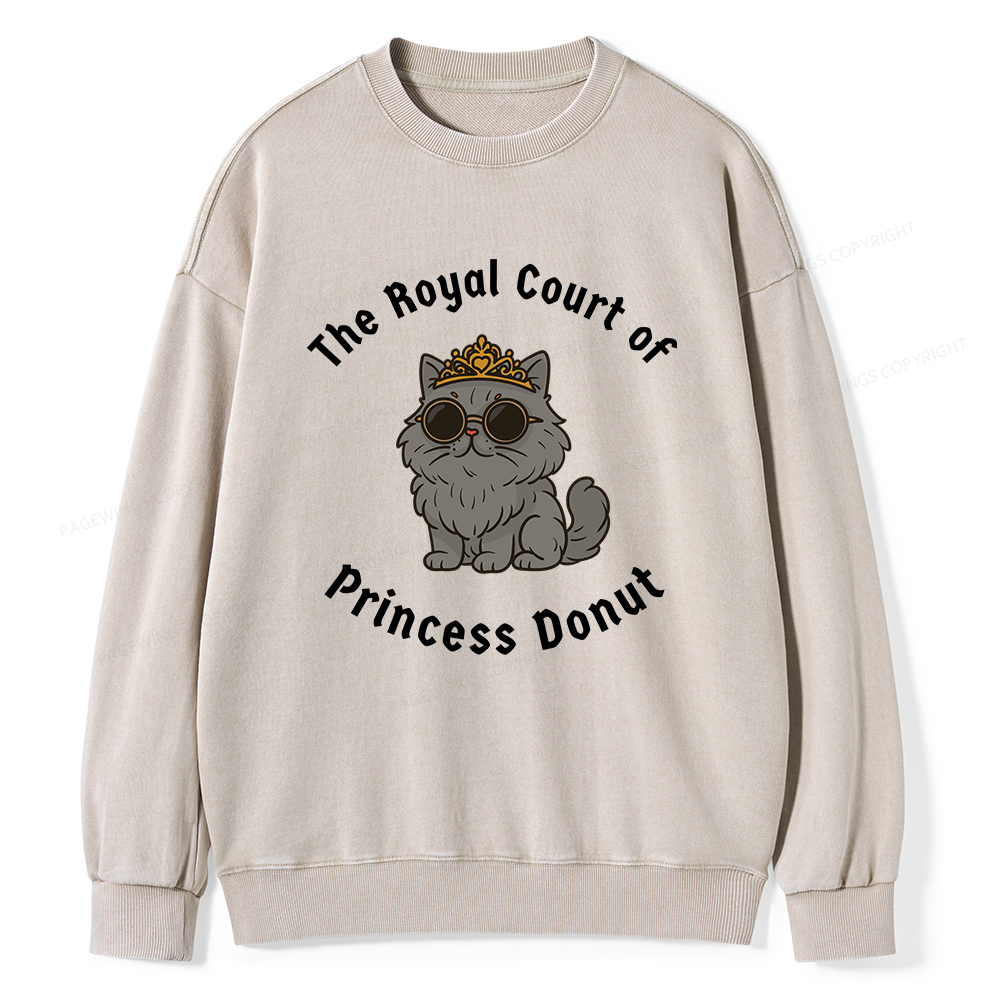 Pagewings The Royal Court Unisex Washed Sweatshirt