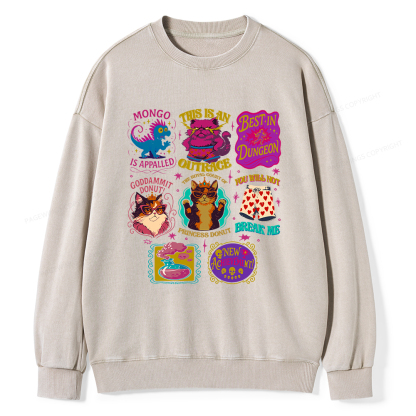 Pagewings This Is An Outrage  Unisex Washed Sweatshirt