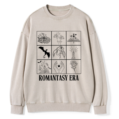 Pagewings Romantasy Era Book Shirt Comfort Colors t-shirt Unisex Washed Sweatshirt