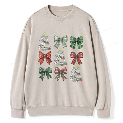 Pagewings Booked for Christmas Unisex Washed Sweatshirt