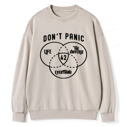 Pagewings 42 is the Answer  Unisex Washed Sweatshirt