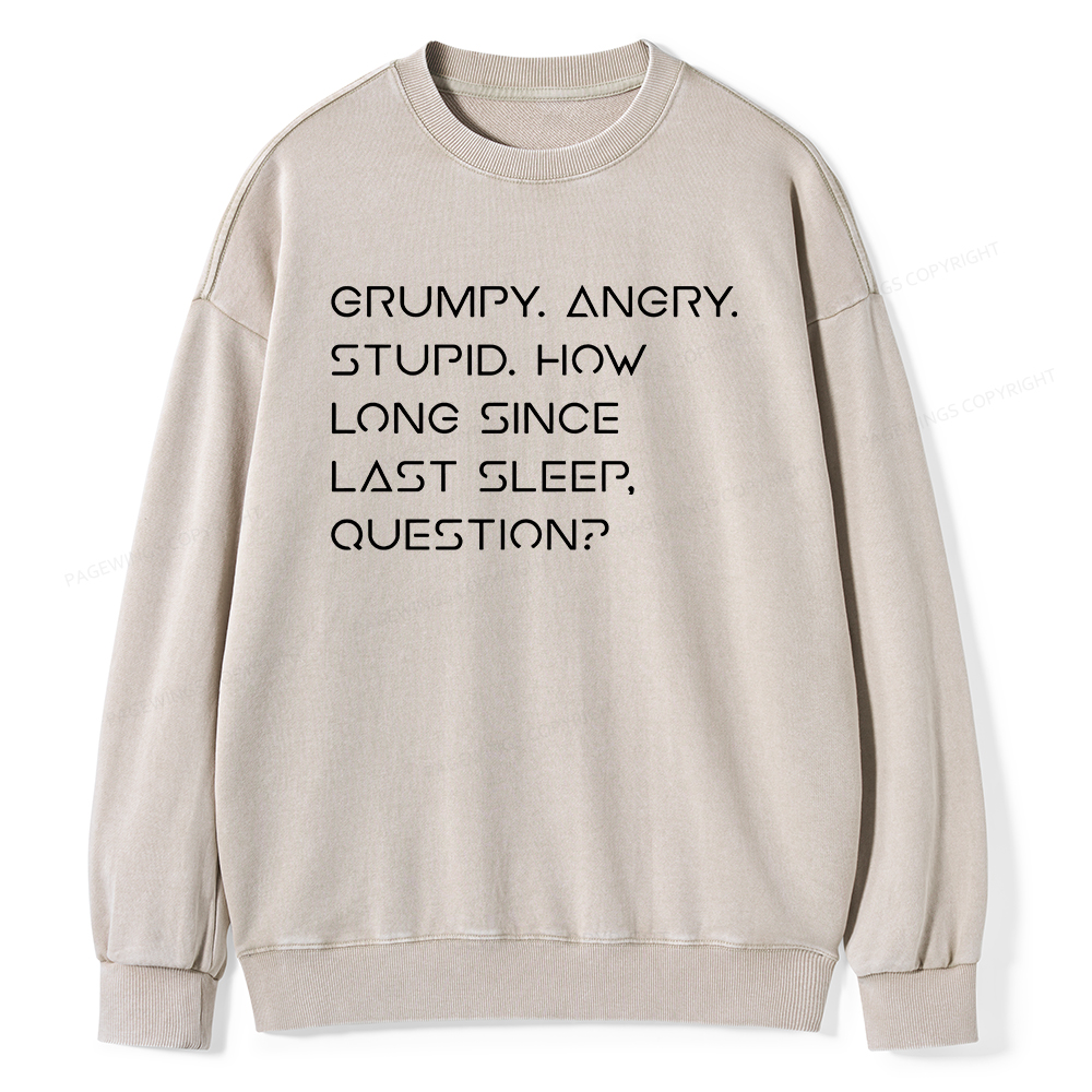 Pagewings Sci-Fi Lover Unisex Washed Sweatshirt