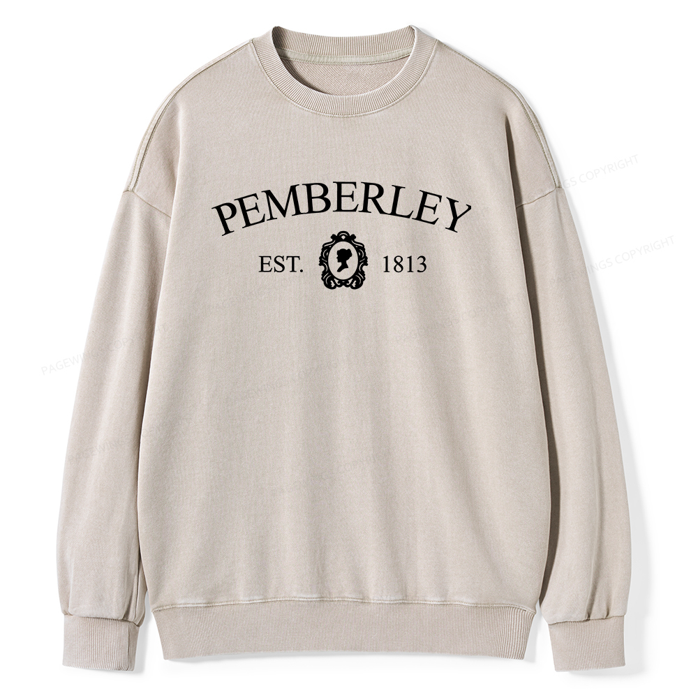 Pagewings Pemberley Unisex Washed Sweatshirt