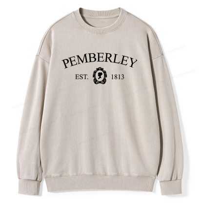 Pagewings Pemberley Unisex Washed Sweatshirt