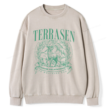 Pagewings Terrasen Unisex Washed Sweatshirt