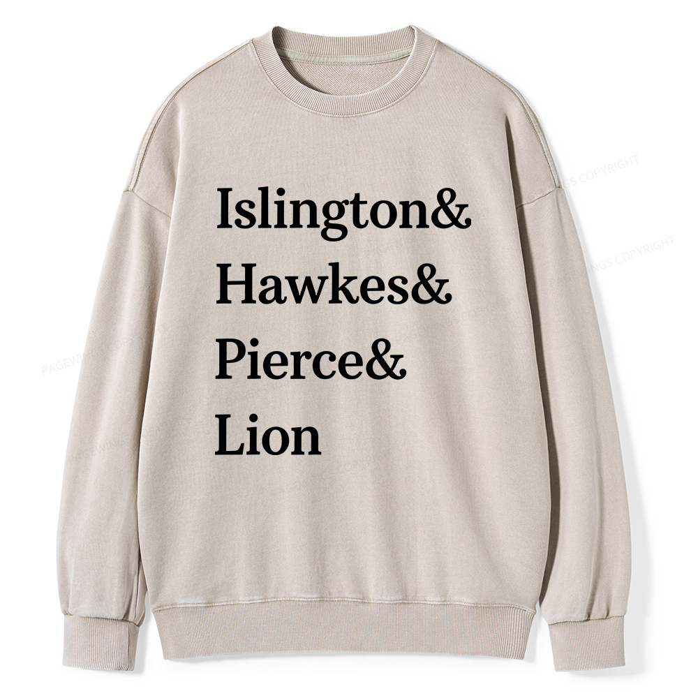 Pagewings Bookish Fan Unisex Washed Sweatshirt