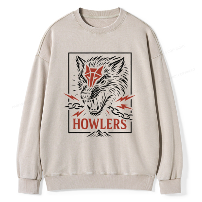 Pagewings Howlers Unisex Washed Sweatshirt