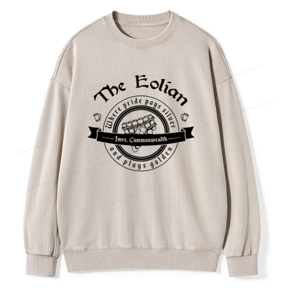 Pagewings Eolian Bar Unisex Washed Sweatshirt