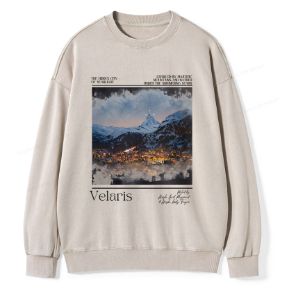 Pagewings Velaris Unisex Washed Sweatshirt