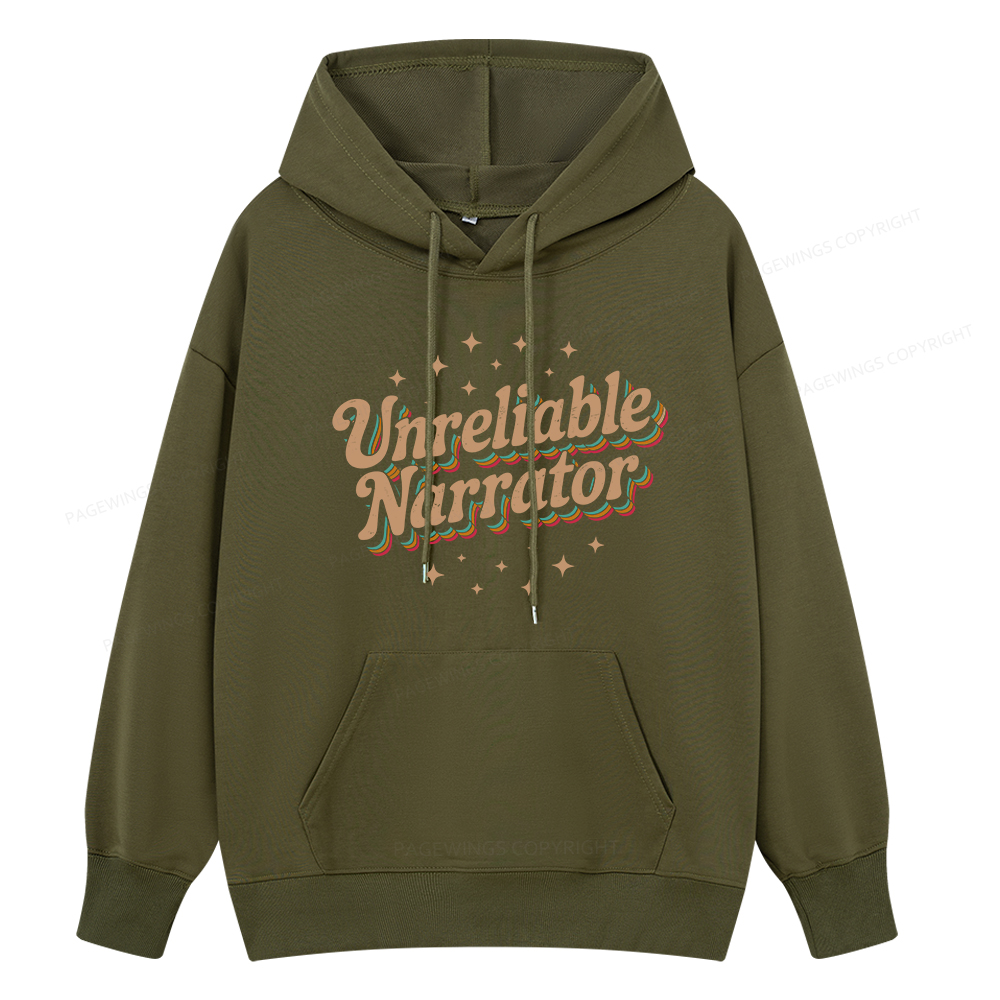 Pagewings Unreliable Narrator Unisex Classic Hoodie