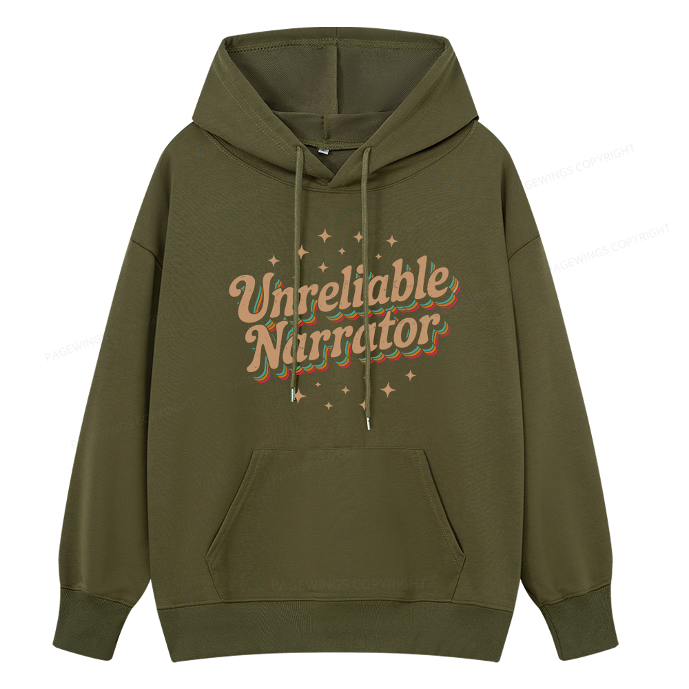 Pagewings Unreliable Narrator Unisex Classic Hoodie