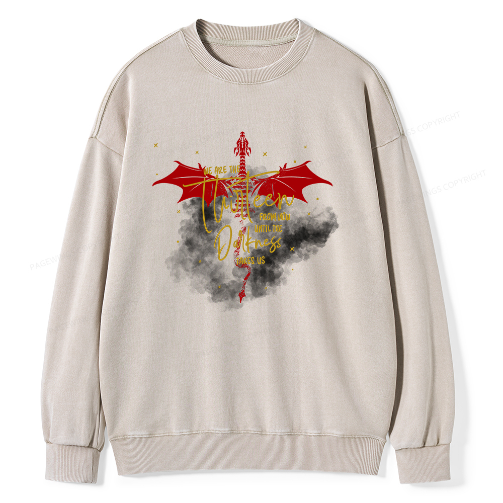 Pagewings We are the Thirteen Unisex Washed Sweatshirt