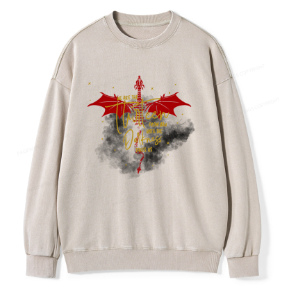 Pagewings We are the Thirteen Unisex Washed Sweatshirt