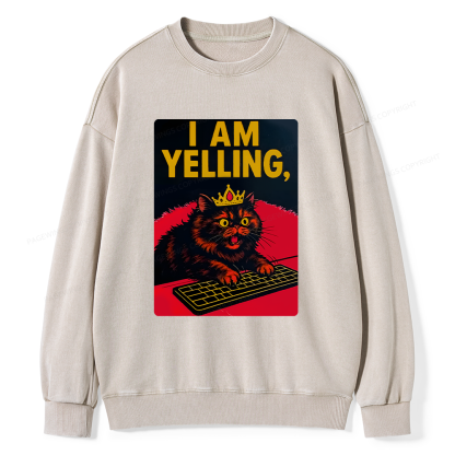 Pagewings Dungeon Crawler Carl Unisex Washed Sweatshirt