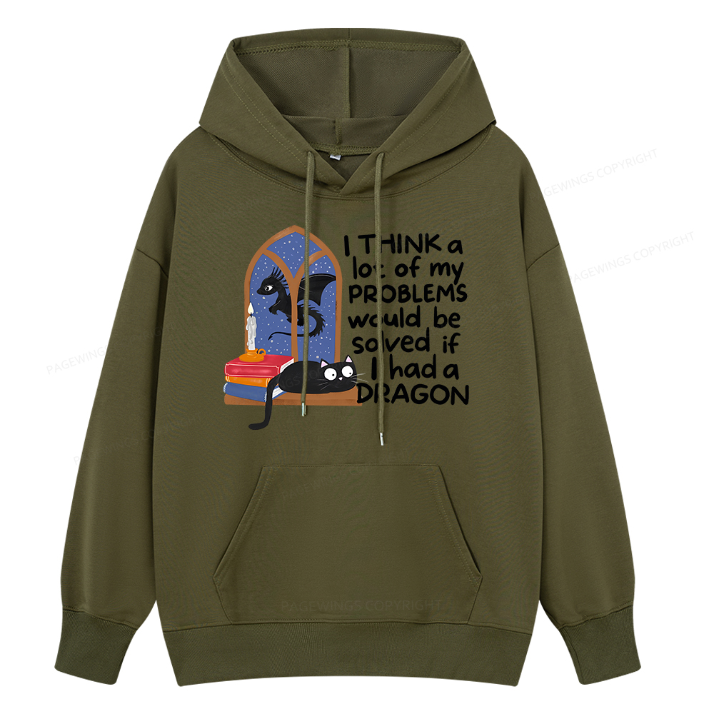 Pagewings If I Had A BookDragon Unisex Classic Hoodie
