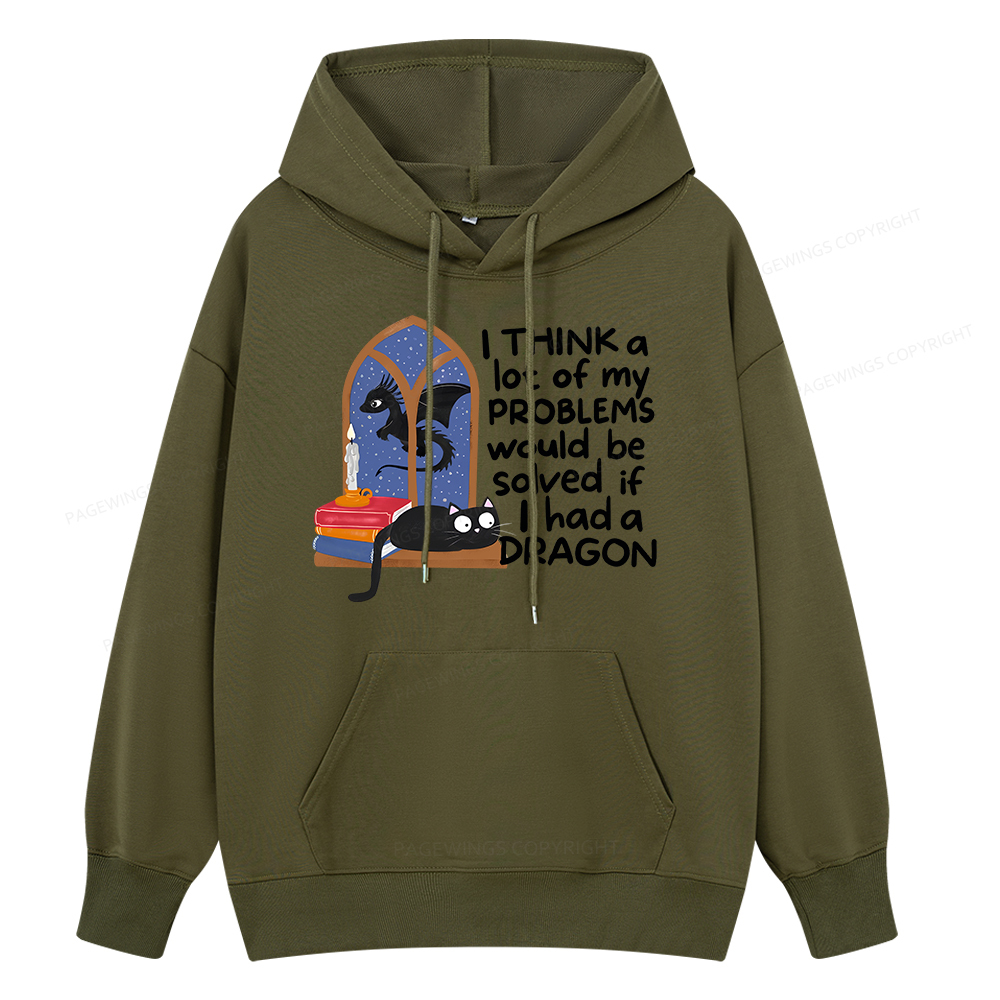 Pagewings If I Had A BookDragon Unisex Classic Hoodie