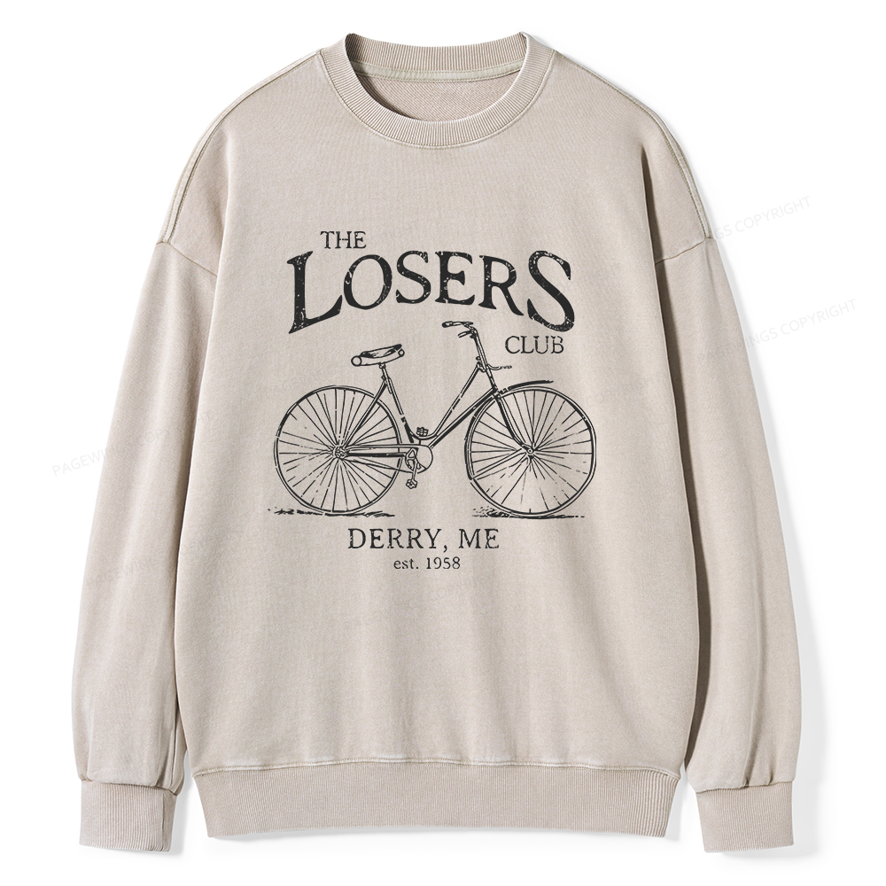 Pagewings The Losers Club Unisex Washed Sweatshirt