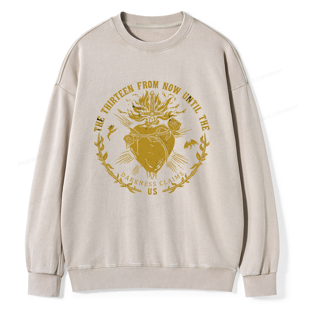 Pagewings The Thirteen Unisex Washed Sweatshirt