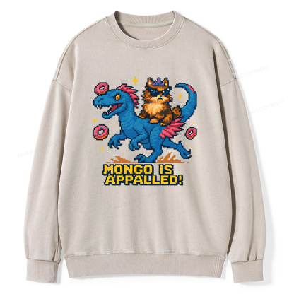 Pagewings Mongo Is Appalled Unisex Washed Sweatshirt