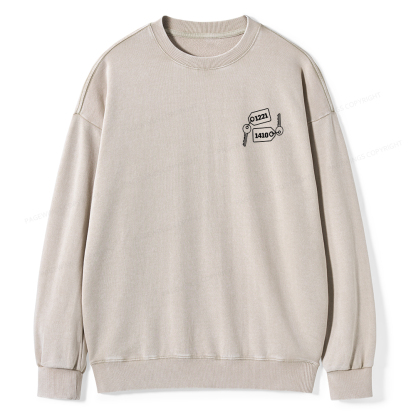 Pagewings Room Numbers Unisex Washed Sweatshirt
