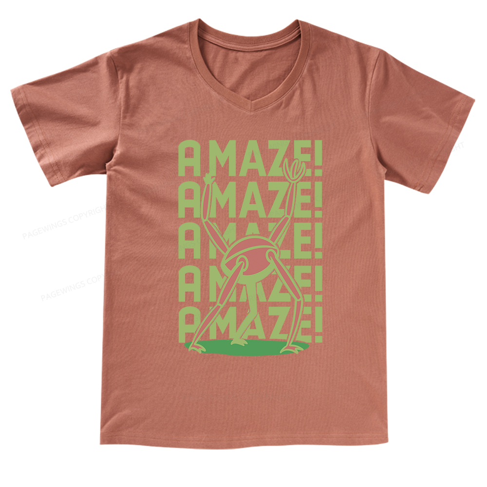 Pagewings Rocky Amaze V-neck T-shirt