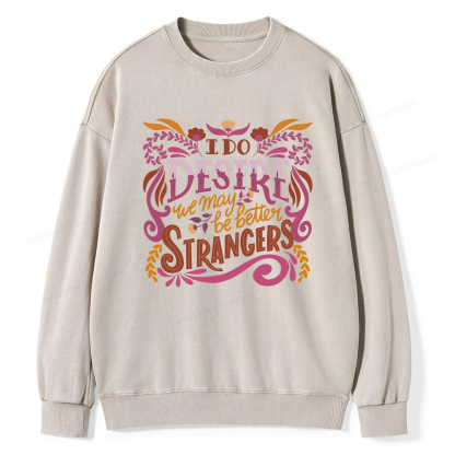 Pagewings Better Strangers Washed Sweatshirt