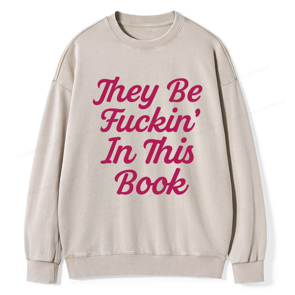 Pagewings Book Lover Washed Sweatshirt