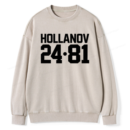 Pagewings Romance Numbers Washed Sweatshirt