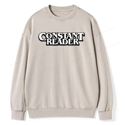 Pagewings Constant Reader Washed Sweatshirt