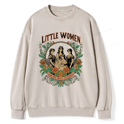 Pagewings Little Women Washed Sweatshirt