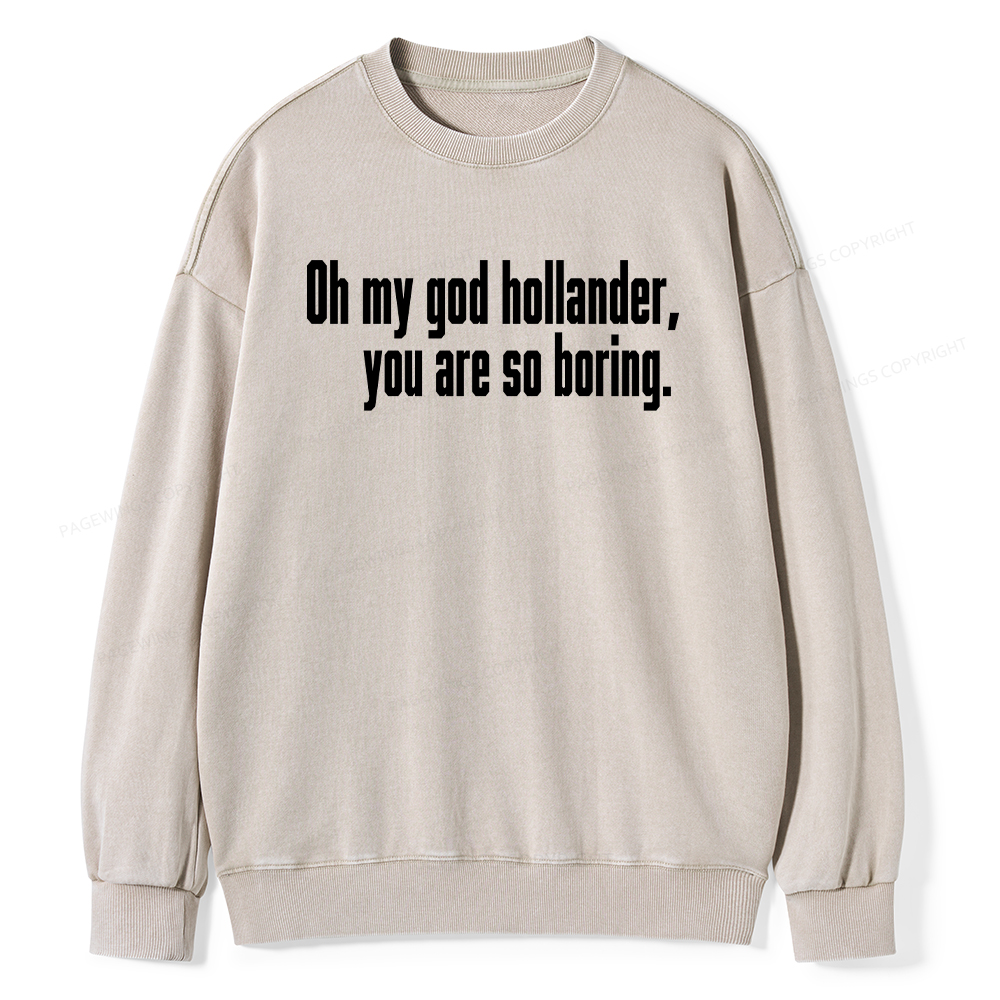 Pagewings So Boring Washed Sweatshirt