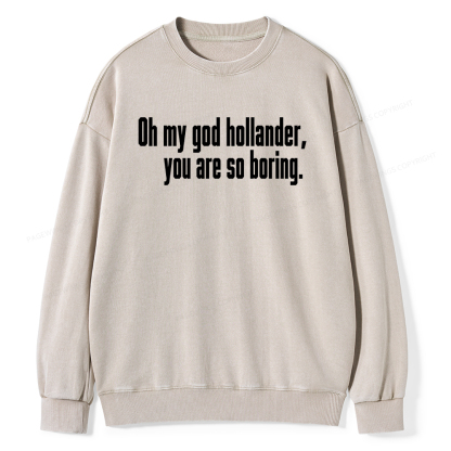 Pagewings So Boring Washed Sweatshirt