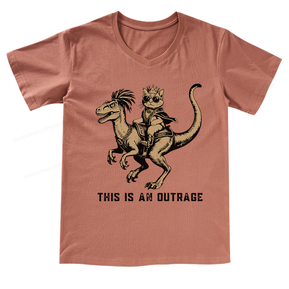 Pagewings Fantasy Book Reader V-neck T-shirt