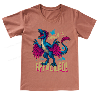 Pagewings Mongo is Appalled V-neck T-shirt