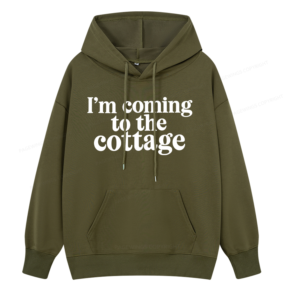 Pagewings I'm Coming To The Cottage Unisex Classic Hoodie