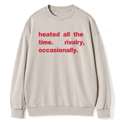 Pagewings The Time Rivalry Occasionally Washed Sweatshirt