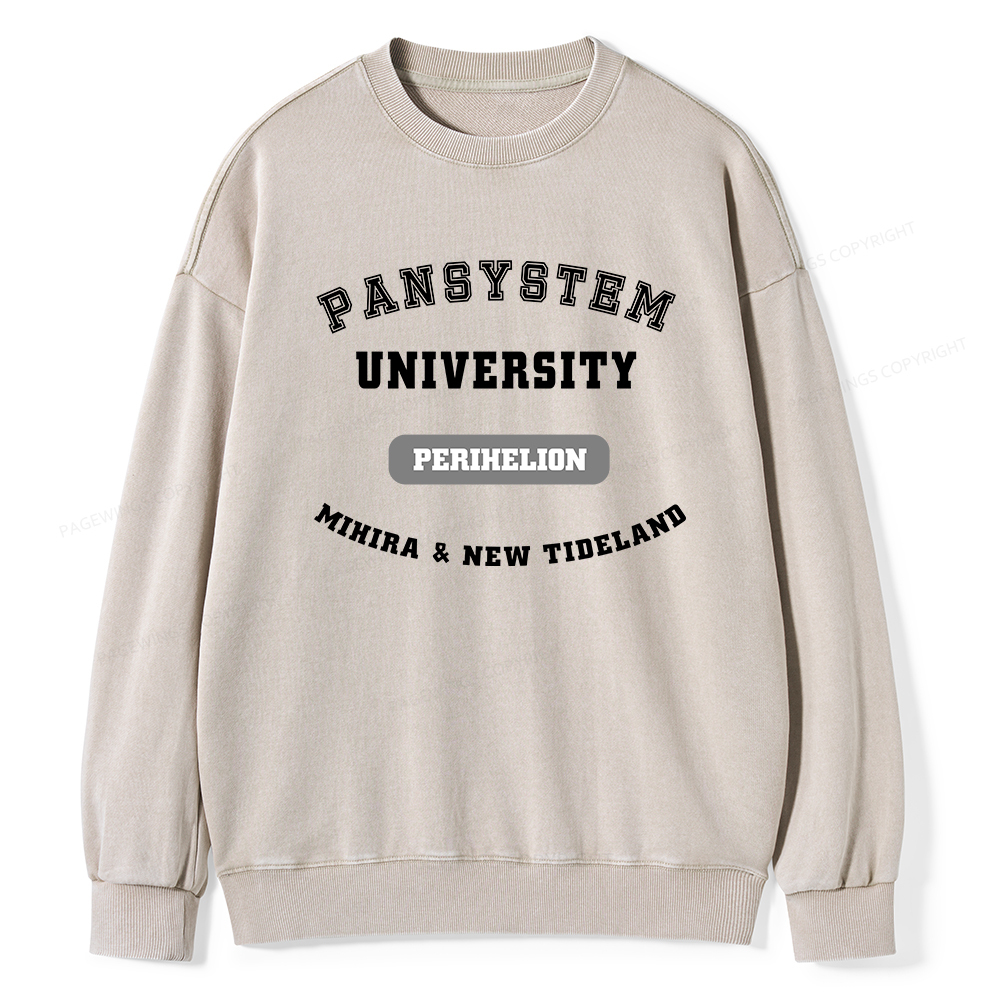 Pagewings Pansystem University Washed Sweatshirt