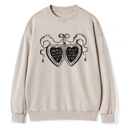 Pagewings Whatever Our Souls Are Made Of Unisex Washed Sweatshirt