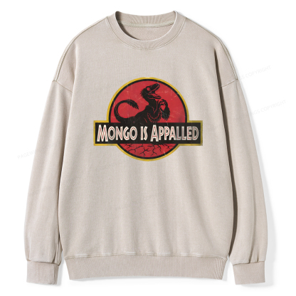 Pagewings Mongo Is Appalled Unisex Washed Sweatshirt