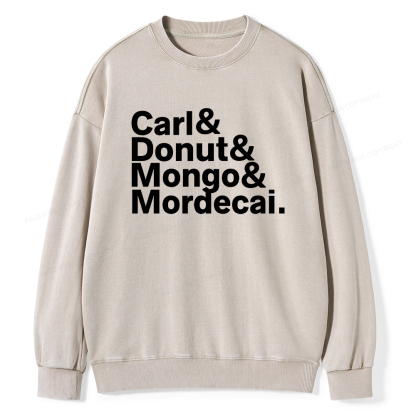 Pagewings Sci-Fi Book Lover Unisex Washed Sweatshirt