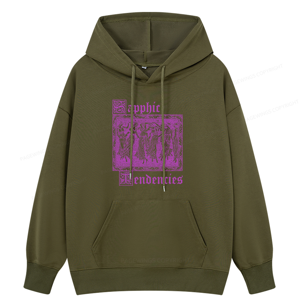 Pagewings Sapphic Tendencies Unisex Classic Hoodie
