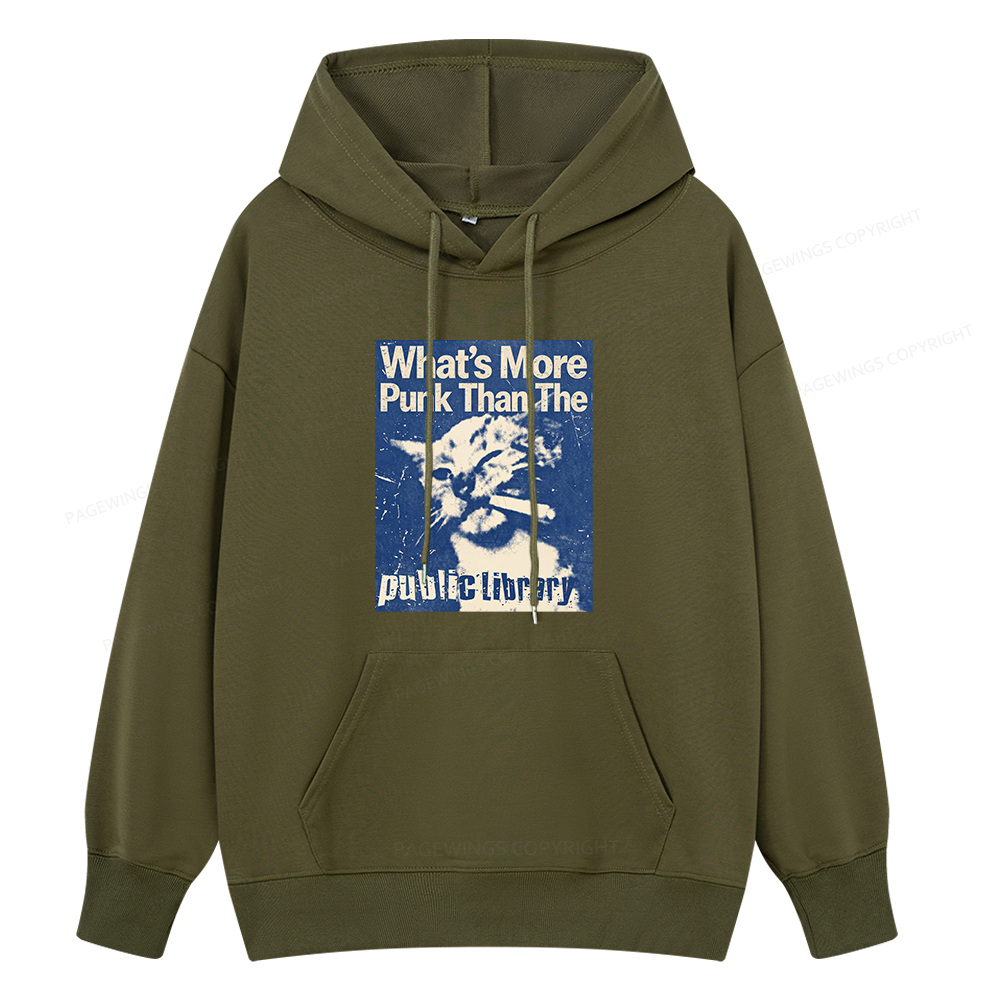 Pagewings What's More Punk Than The Public Library Unisex Classic Hoodie