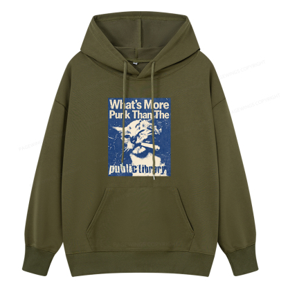 Pagewings What's More Punk Than The Public Library Unisex Classic Hoodie