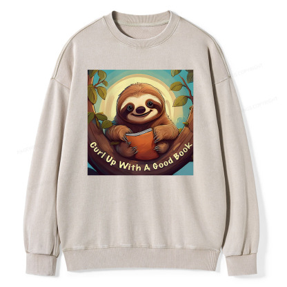 Pagewings Book love T-Shirts Unisex Washed Sweatshirt