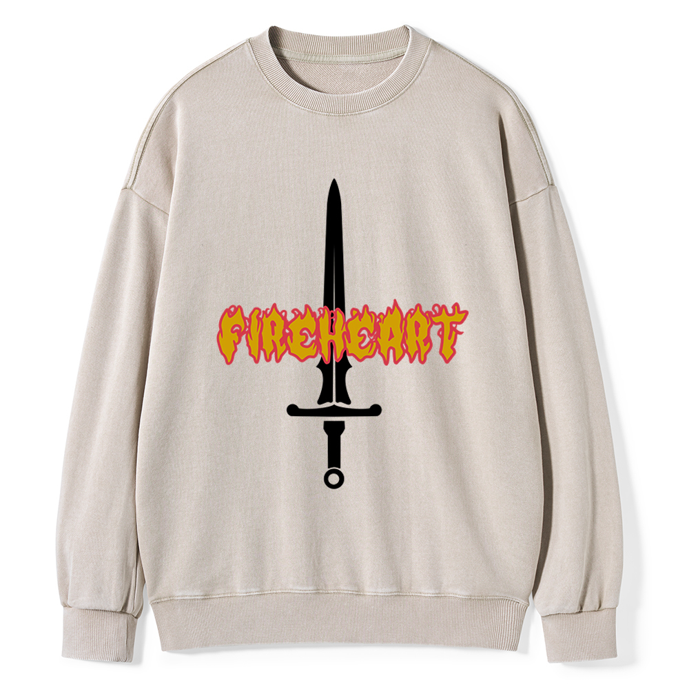 Pagewings Fireheart Aelin The Thirteen Unisex Washed Sweatshirt