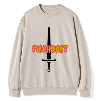 Pagewings Fireheart Aelin The Thirteen Unisex Washed Sweatshirt