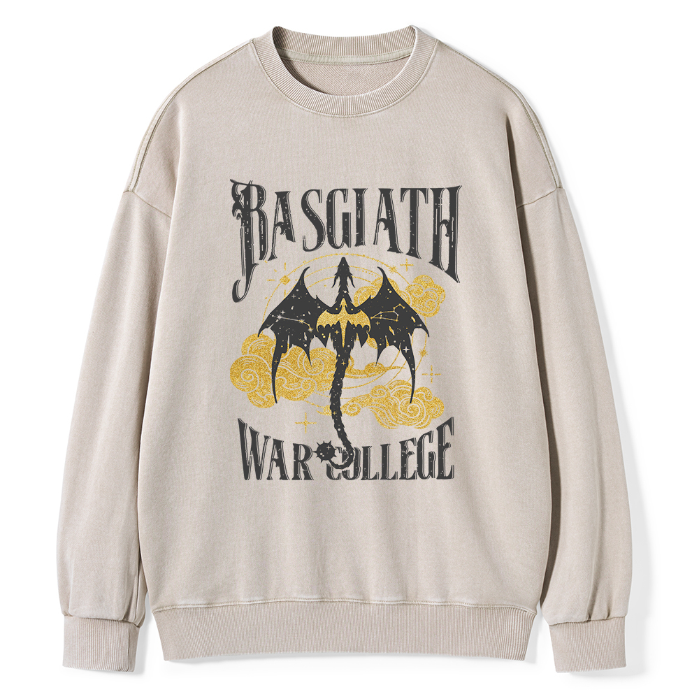 Pagewings Rasgiath Warcollege Unisex Washed Sweatshirt