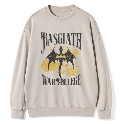 Pagewings Rasgiath Warcollege Unisex Washed Sweatshirt