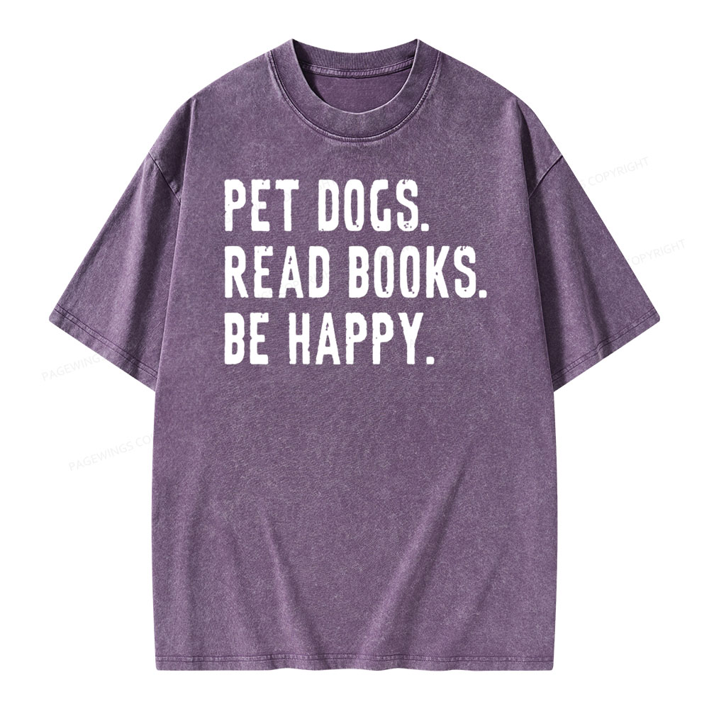 Pagewings Book Sweatshirt, Book Lover Gift Unisex Washed T-shirt