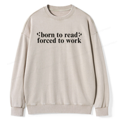 Pagewings Tote Bag Book Lover Downtown Girl  Unisex Washed Sweatshirt